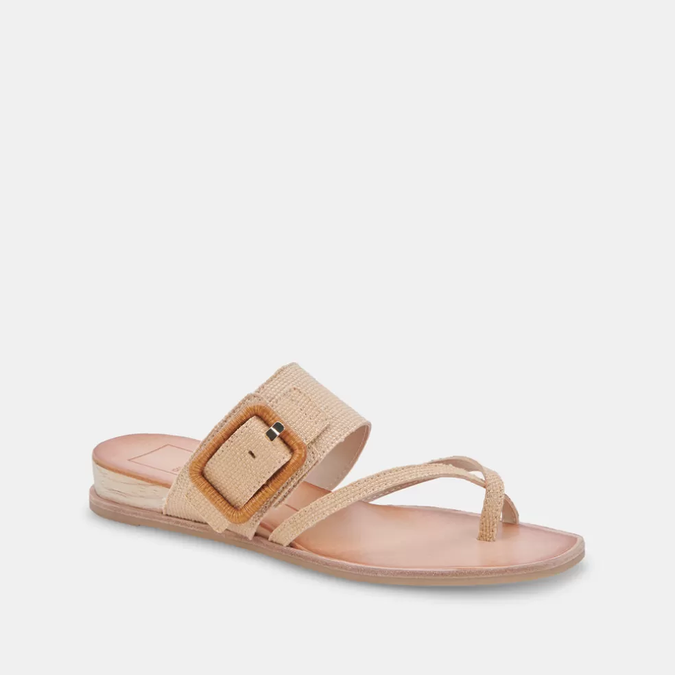 DOLCE VITA Perris Sandals Natural Raffia