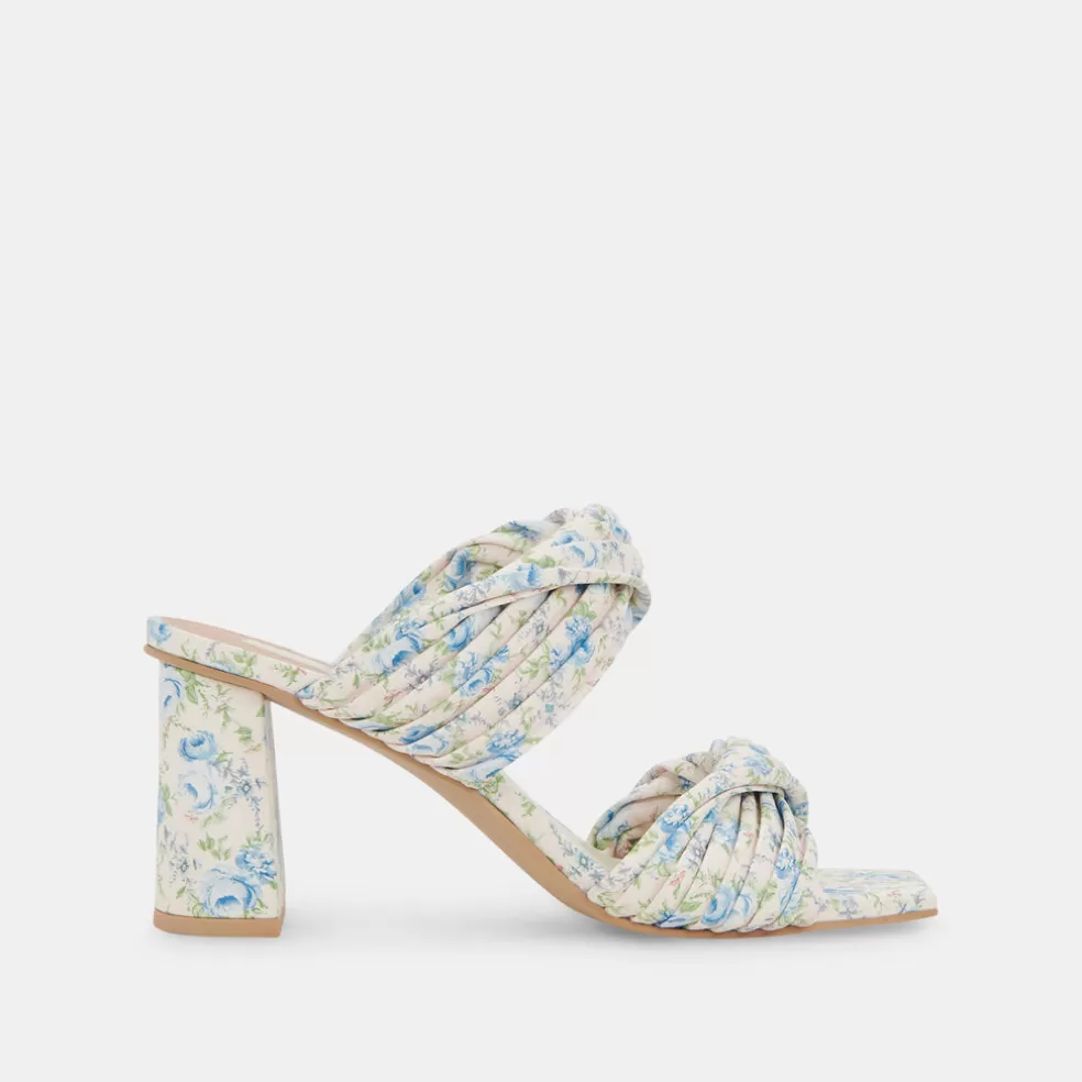DOLCE VITA Pilton Heels Blue Floral Stella