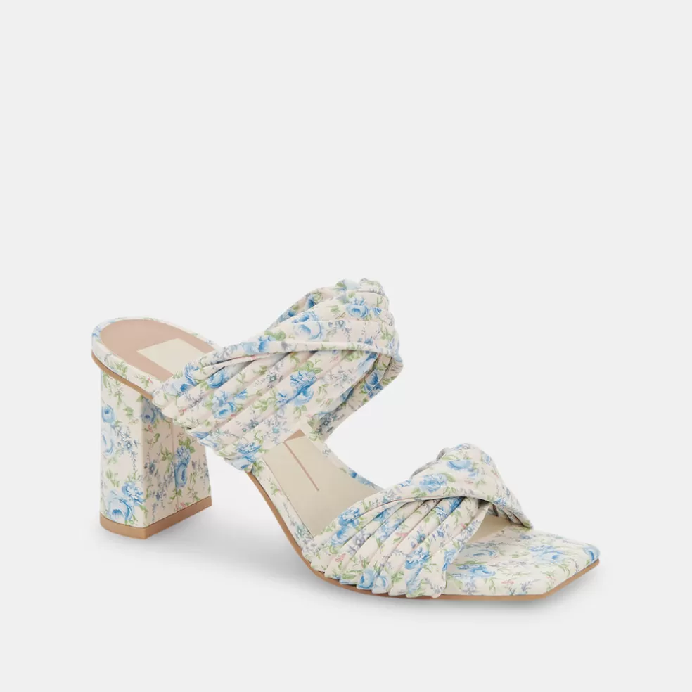 DOLCE VITA Pilton Heels Blue Floral Stella