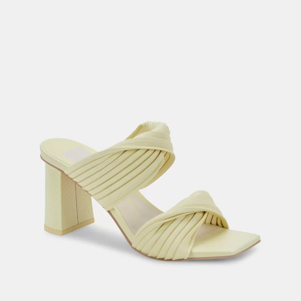 DOLCE VITA Pilton Heels Lemon Cream Stella