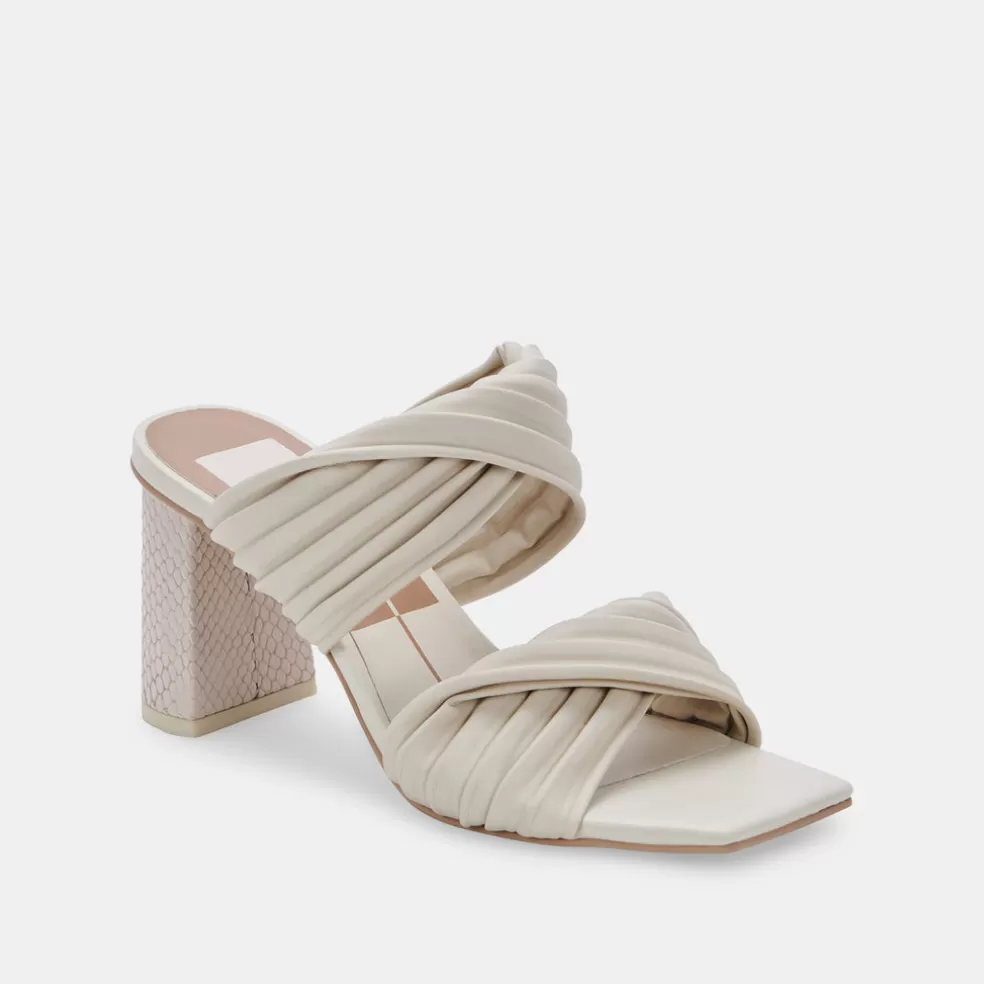 DOLCE VITA Pilton Wide Heels Ivory Stella