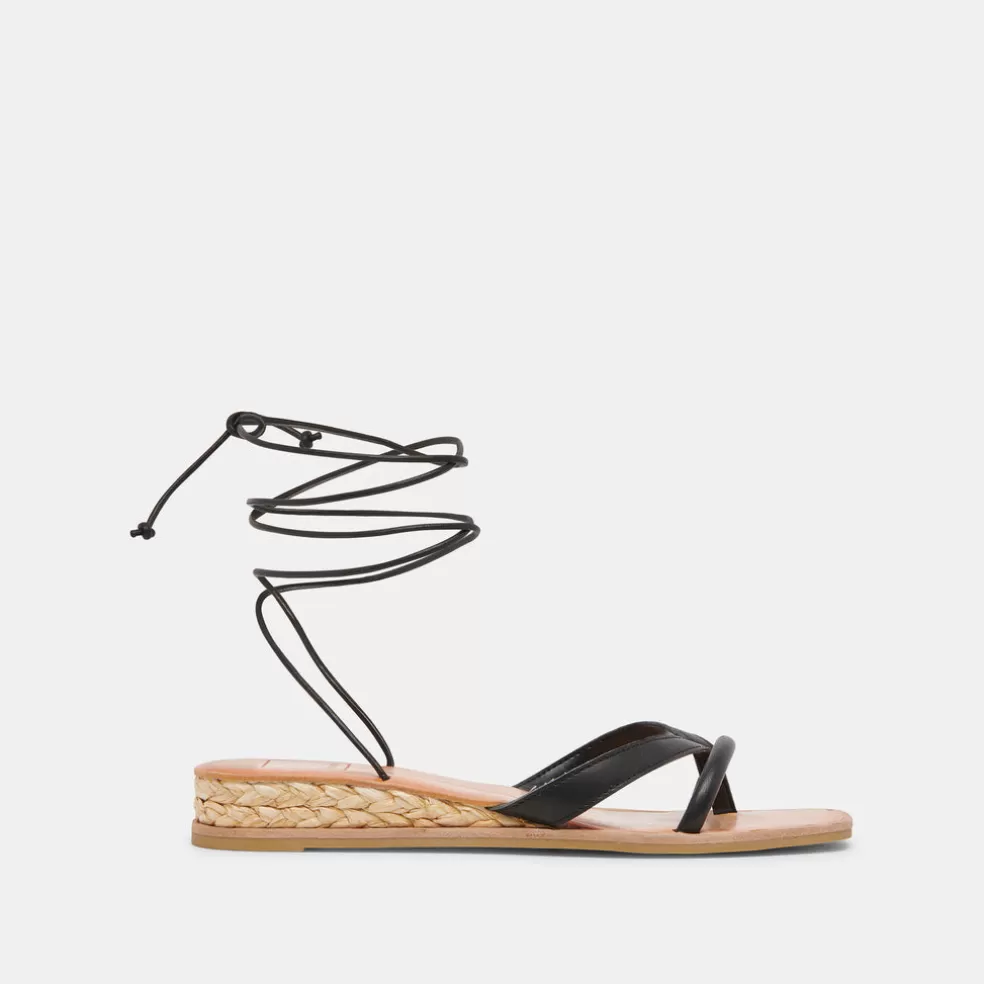 DOLCE VITA Prax Sandals Black Leather