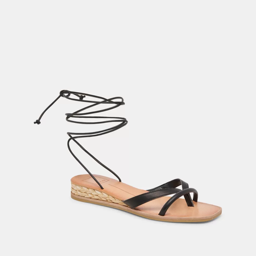 DOLCE VITA Prax Sandals Black Leather