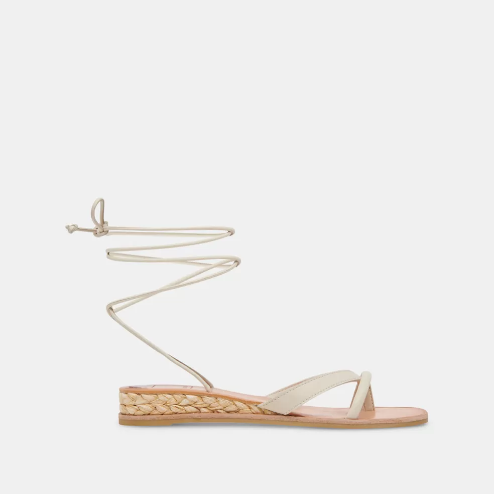 DOLCE VITA Prax Sandals Ivory Leather