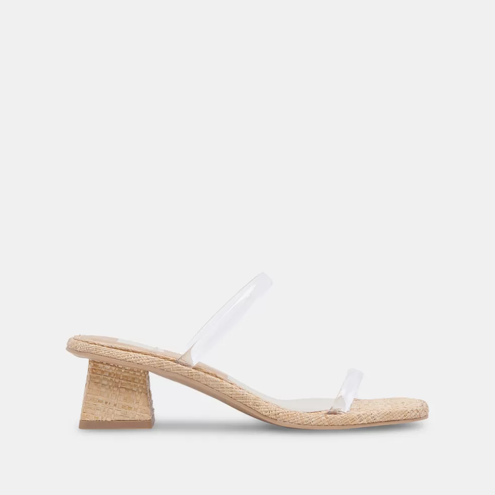 DOLCE VITA Ramize Sandals Crystal Vinyl