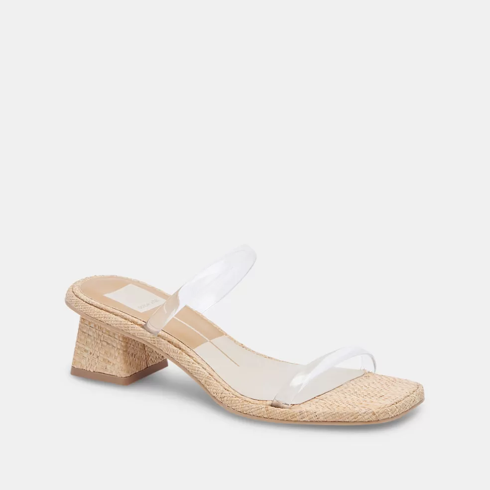 DOLCE VITA Ramize Sandals Crystal Vinyl