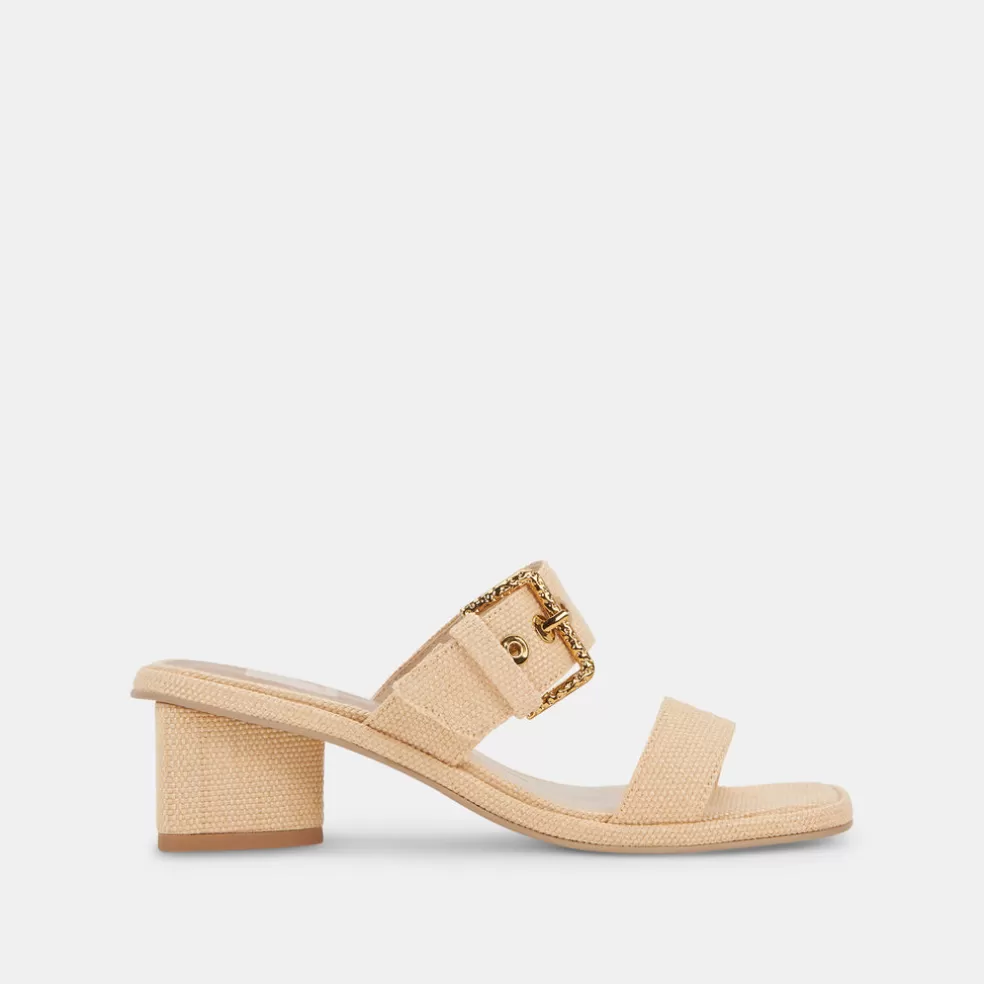 DOLCE VITA Riva Sandals Natural Raffia