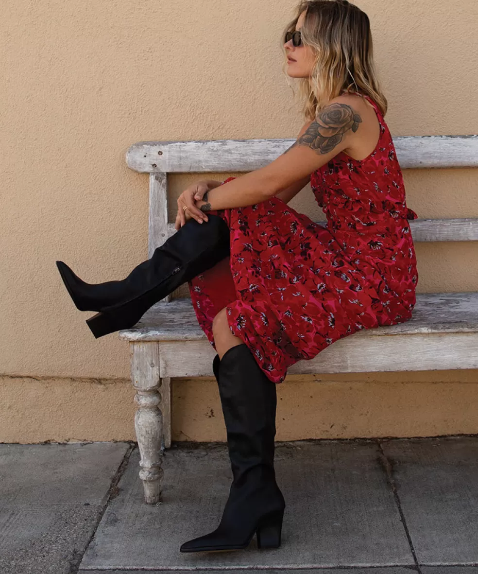 DOLCE VITA Rocky Boots Black Leather