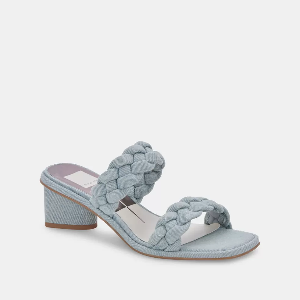 DOLCE VITA Ronin Sandals Light Blue Denim