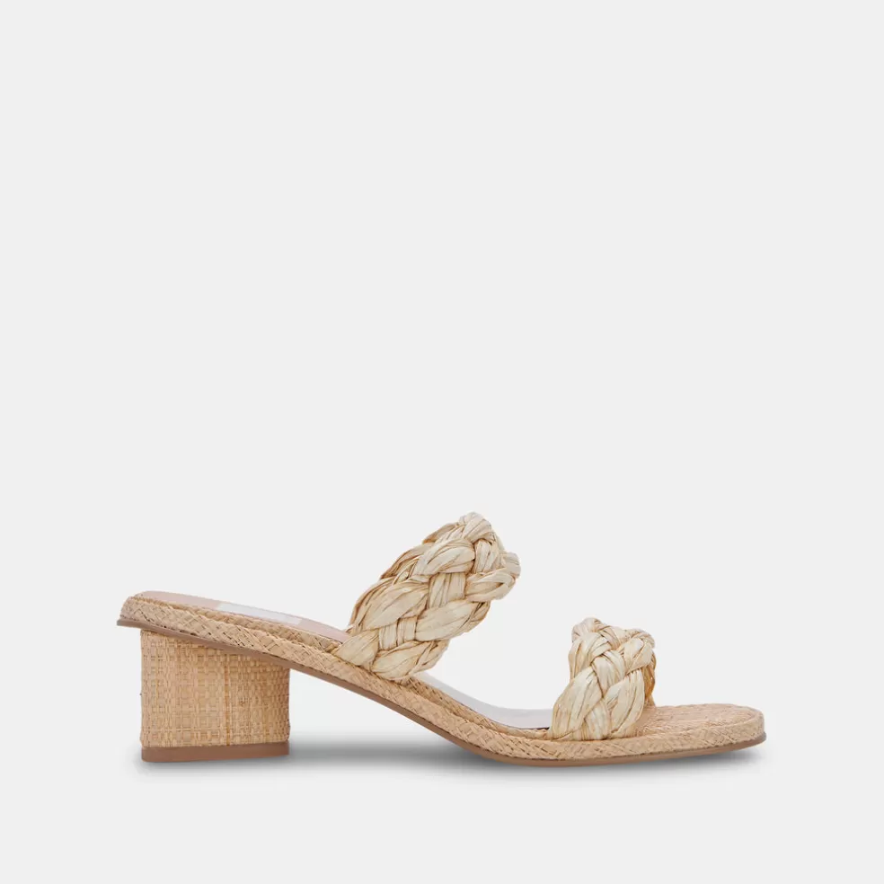 DOLCE VITA Ronin Sandals Lt Natural Raffia