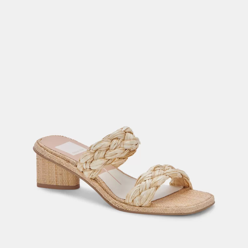 DOLCE VITA Ronin Sandals Lt Natural Raffia