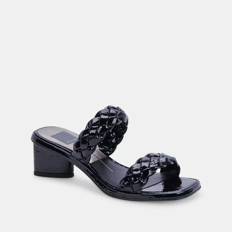 DOLCE VITA Ronin Sandals Midnight Patent Stella