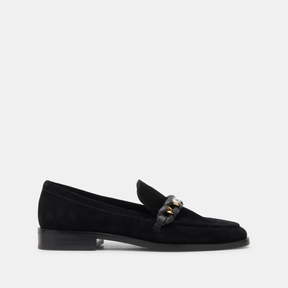 DOLCE VITA Sallie Flats Onyx Suede