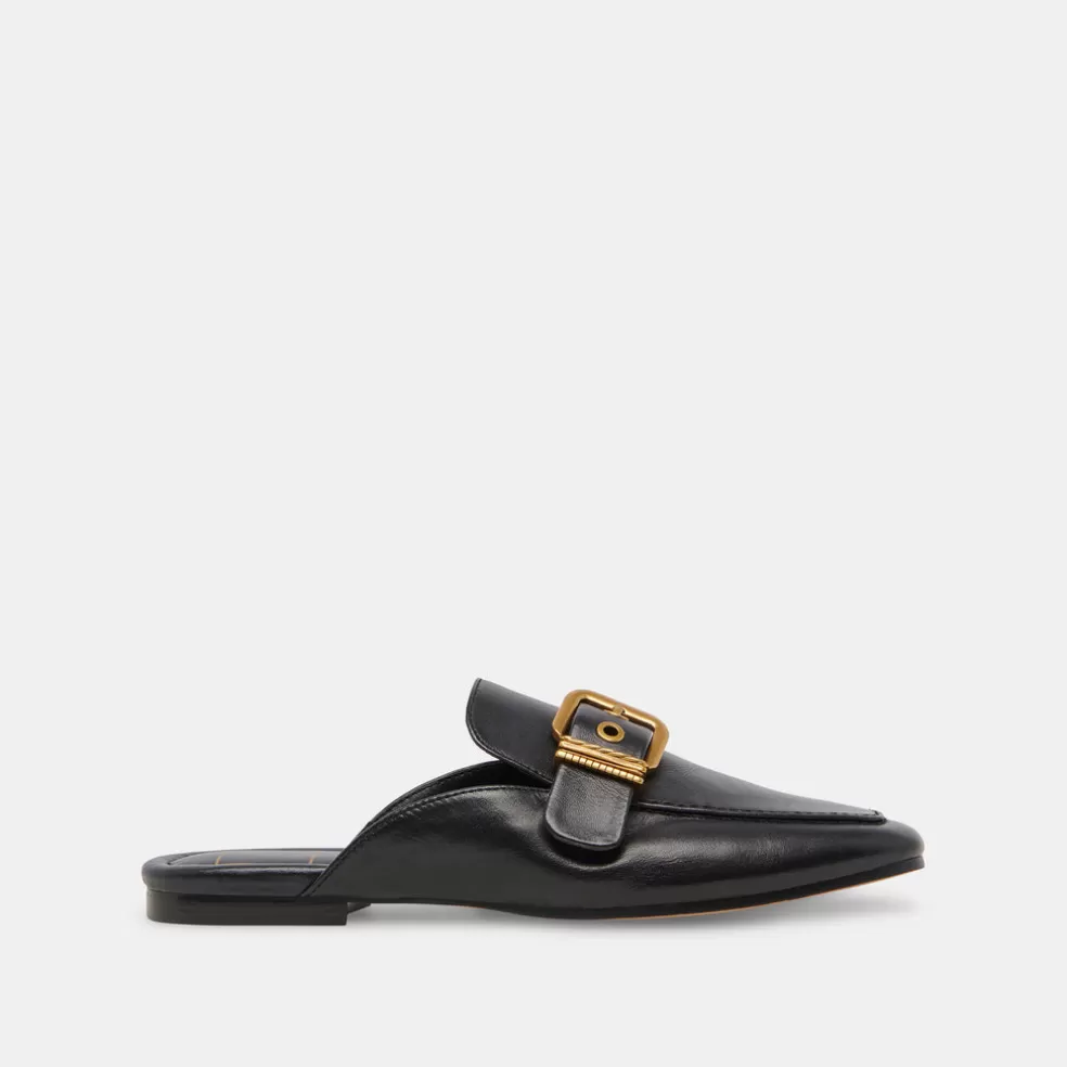 DOLCE VITA Santel Flats Black Leather