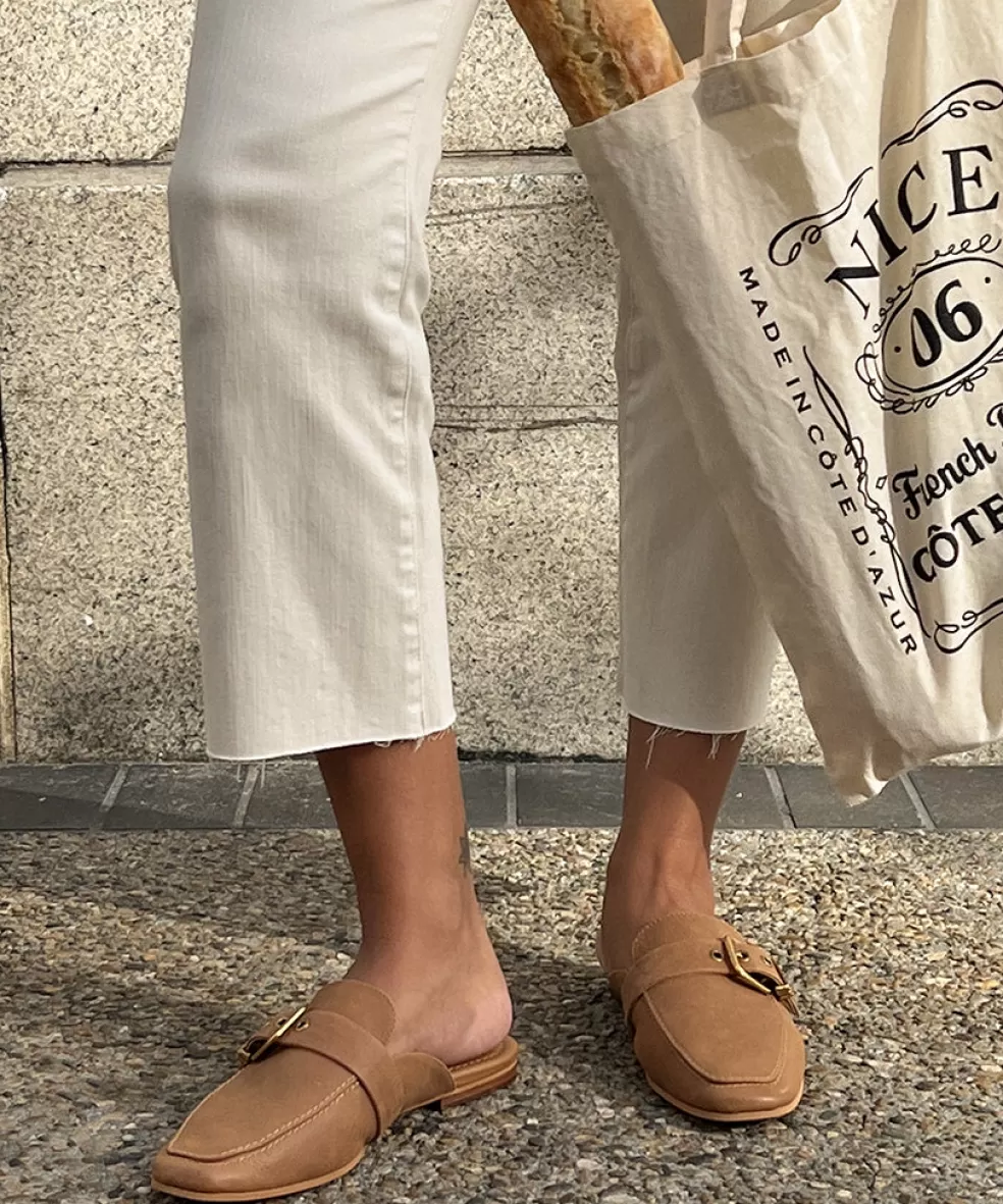 DOLCE VITA Santel Flats Brown Leather