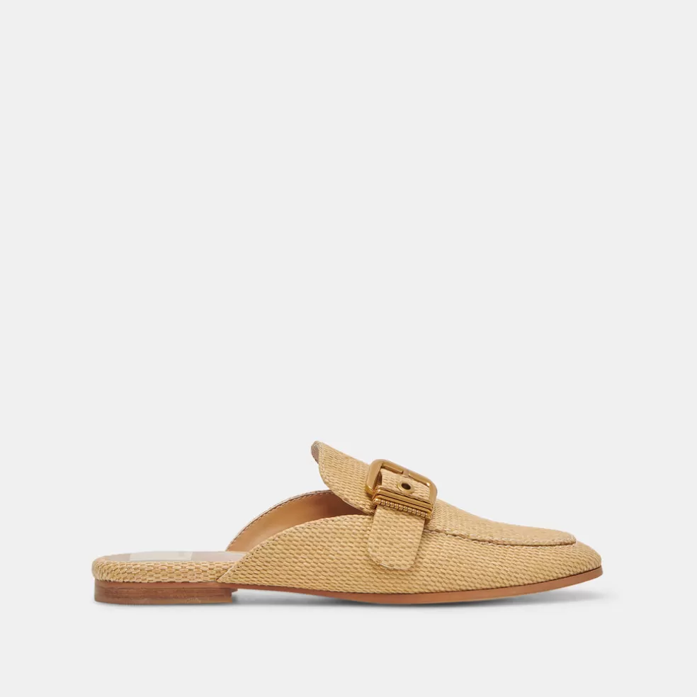 DOLCE VITA Santel Flats Honey Raffia