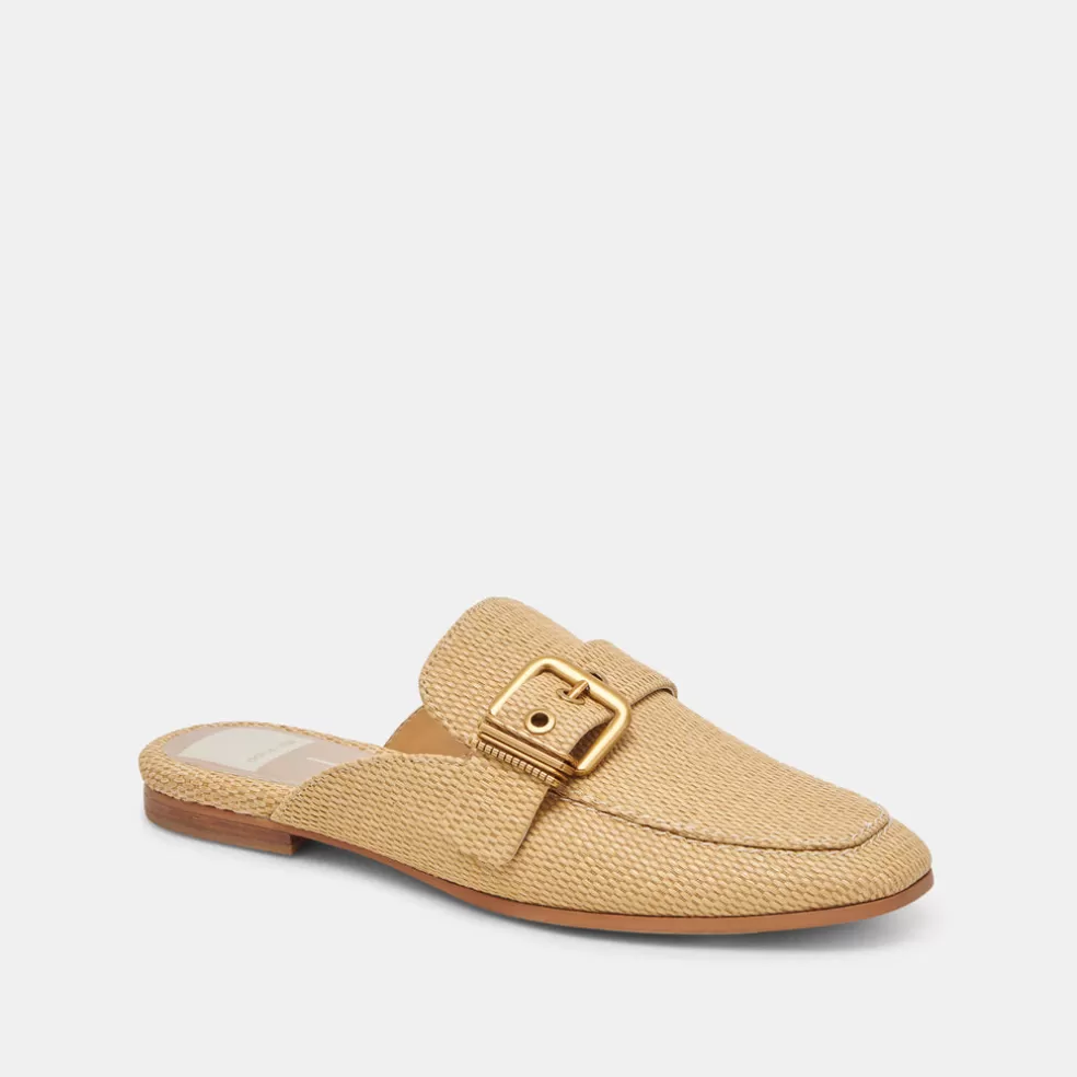 DOLCE VITA Santel Flats Honey Raffia