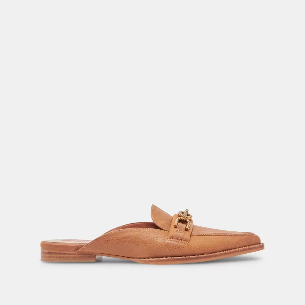 DOLCE VITA Sidon Flats Brown Leather