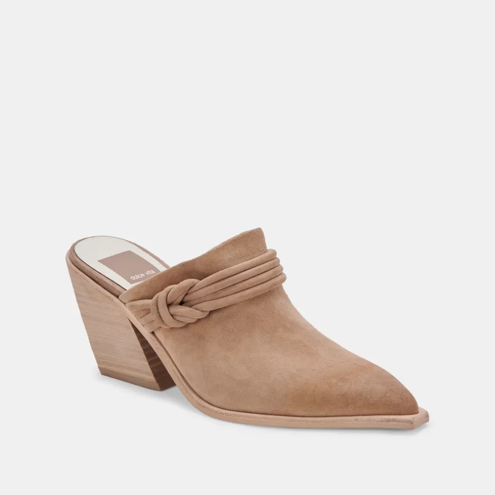 DOLCE VITA Sita Mules Mushroom Suede