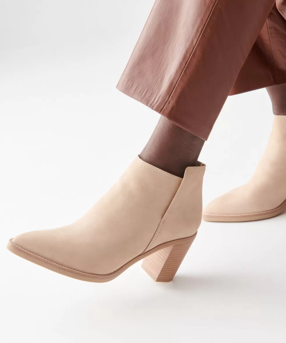 DOLCE VITA Spade Wide Booties Dune Nubuck