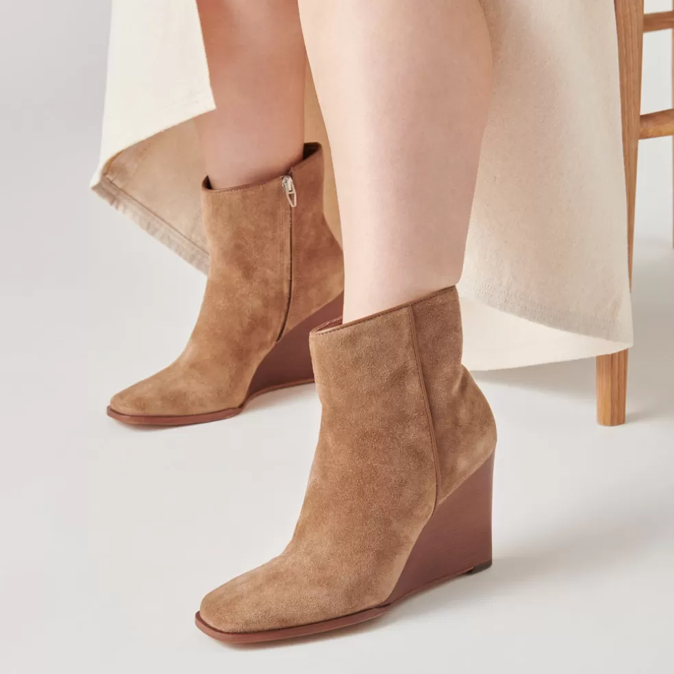 DOLCE VITA Susann Booties Chestnut Suede