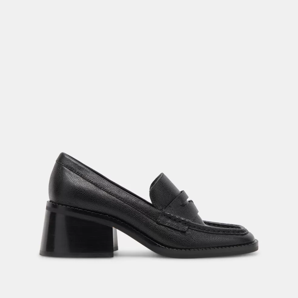 DOLCE VITA Talie Loafers Onyx Embossed Leather