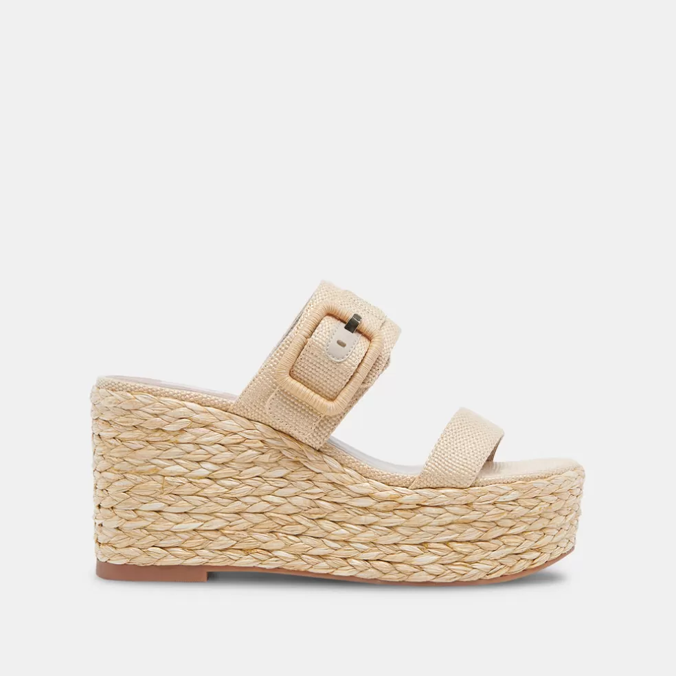 DOLCE VITA Thorin Wedges Natural Raffia