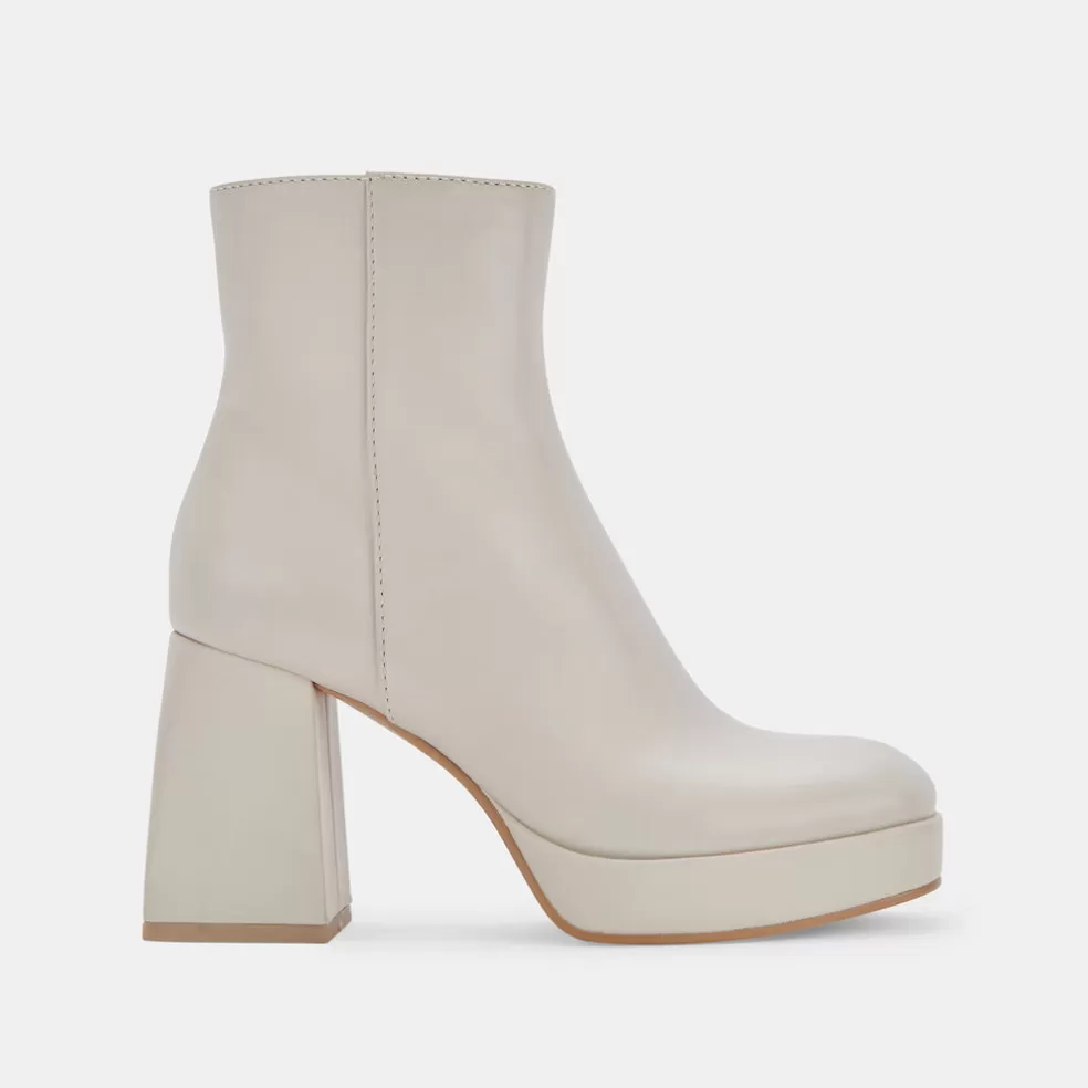 DOLCE VITA Ulyses Boots Ivory Leather