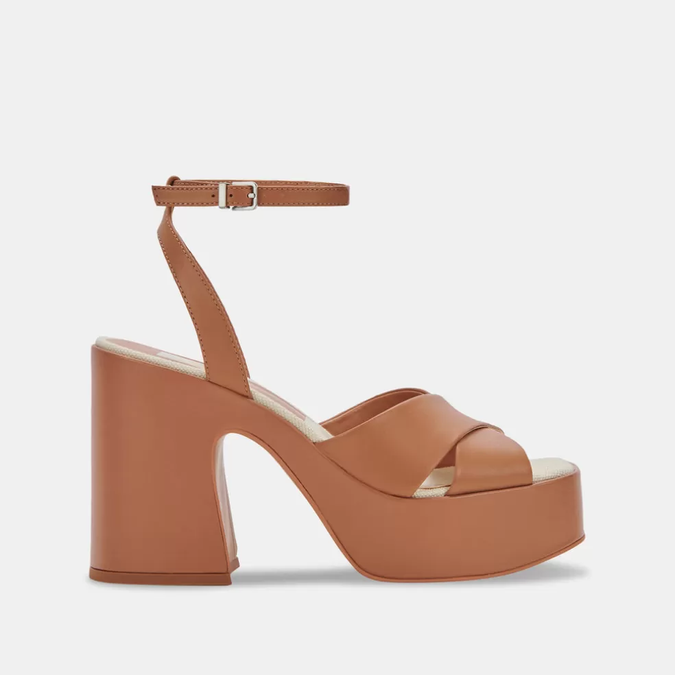 DOLCE VITA Wessi Heels Caramel Leather