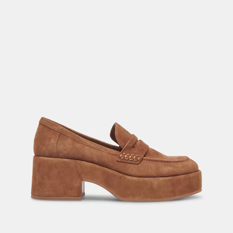 DOLCE VITA Yanni Loafers Chestnut Suede
