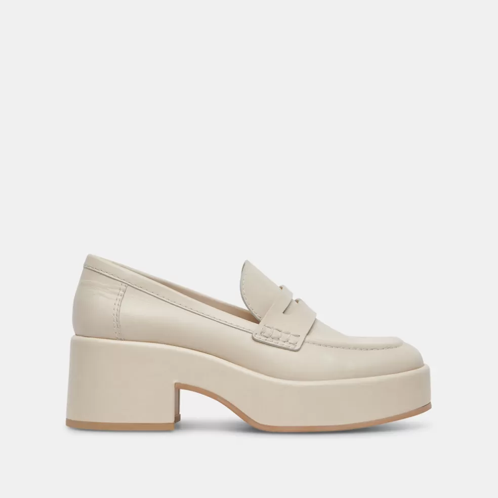 DOLCE VITA Yanni Loafers Ivory Leather