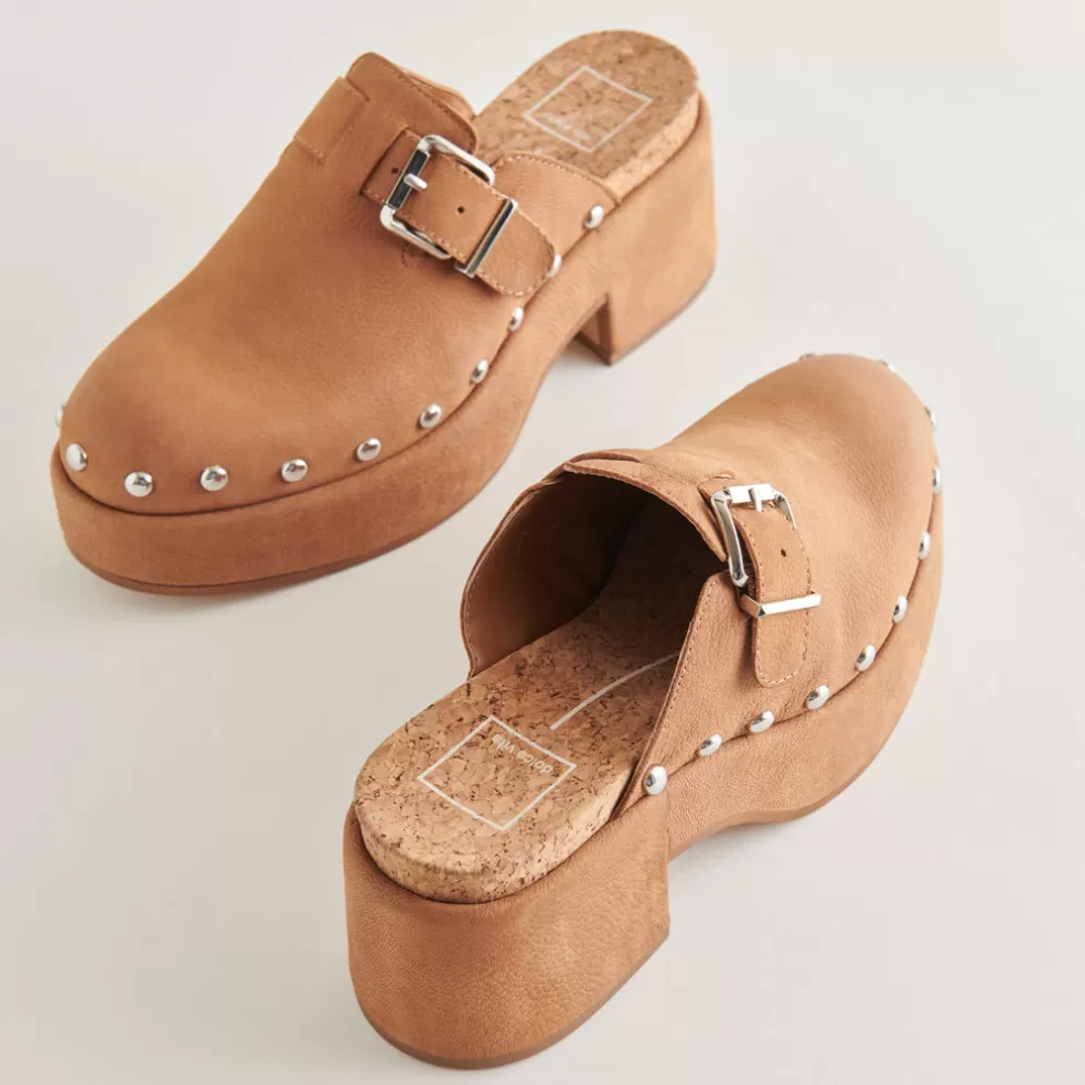 DOLCE VITA Yevan Clogs Praline Nubuck