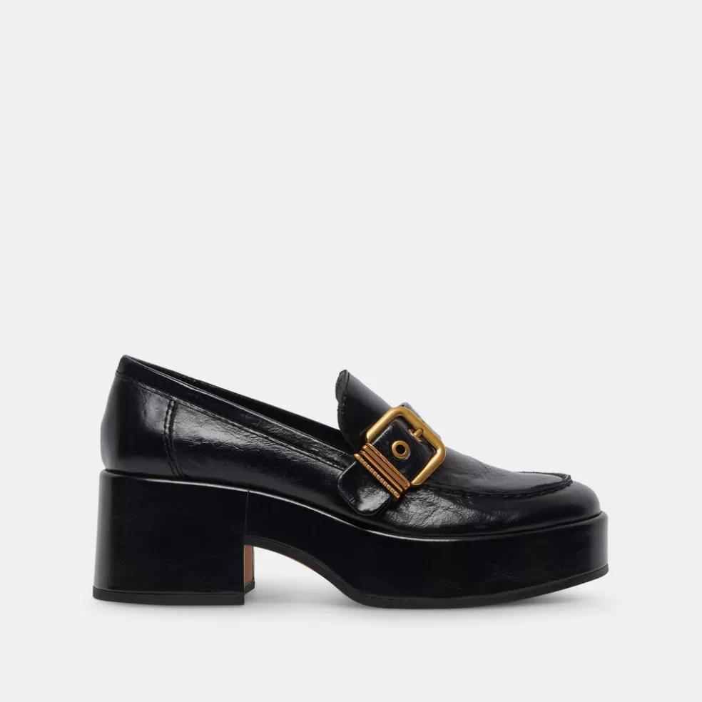 DOLCE VITA Yonder Loafers Midnight Crinkle Patent