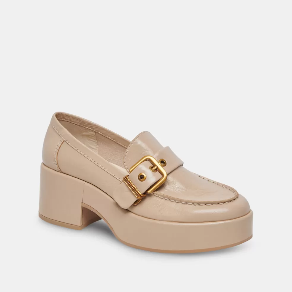 DOLCE VITA Yonder Loafers Sesame Crinkle Patent
