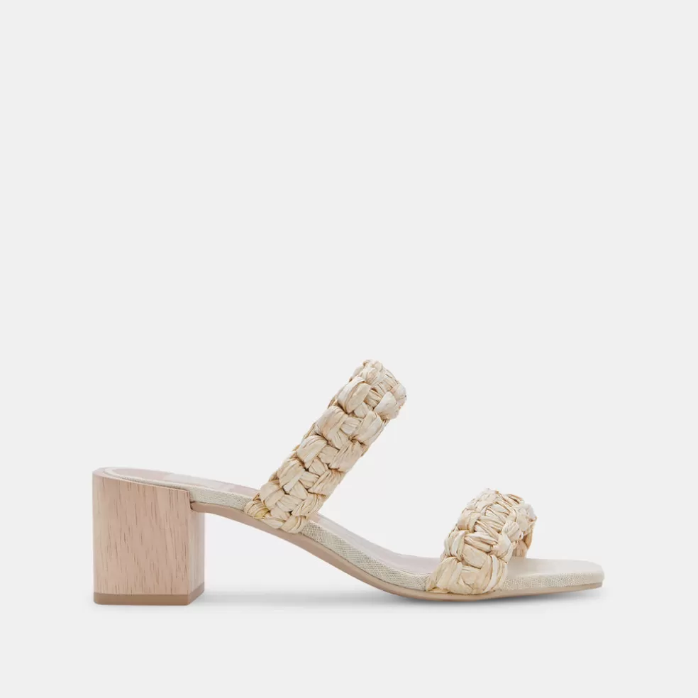 DOLCE VITA Zeno Sandals Lt Natural Raffia