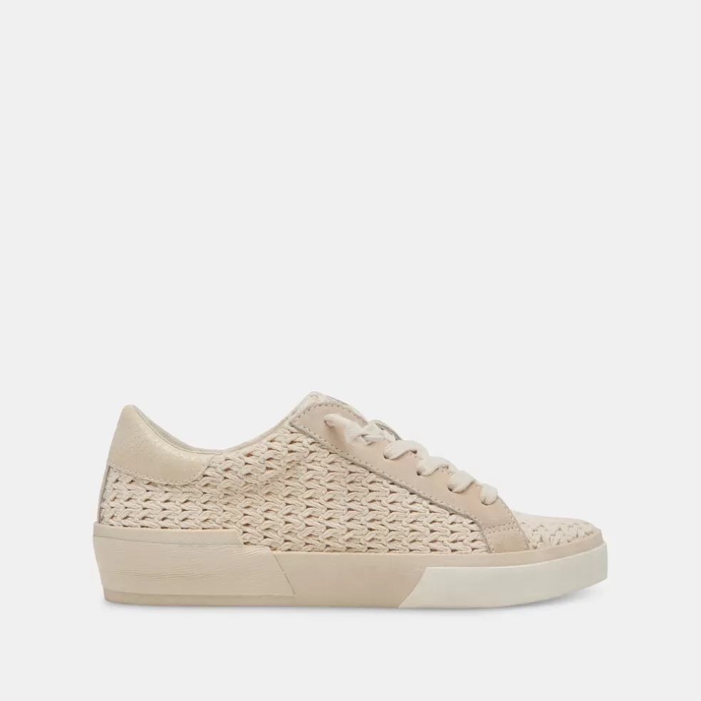 DOLCE VITA Zina Crochet Sneakers Sandstone Crochet