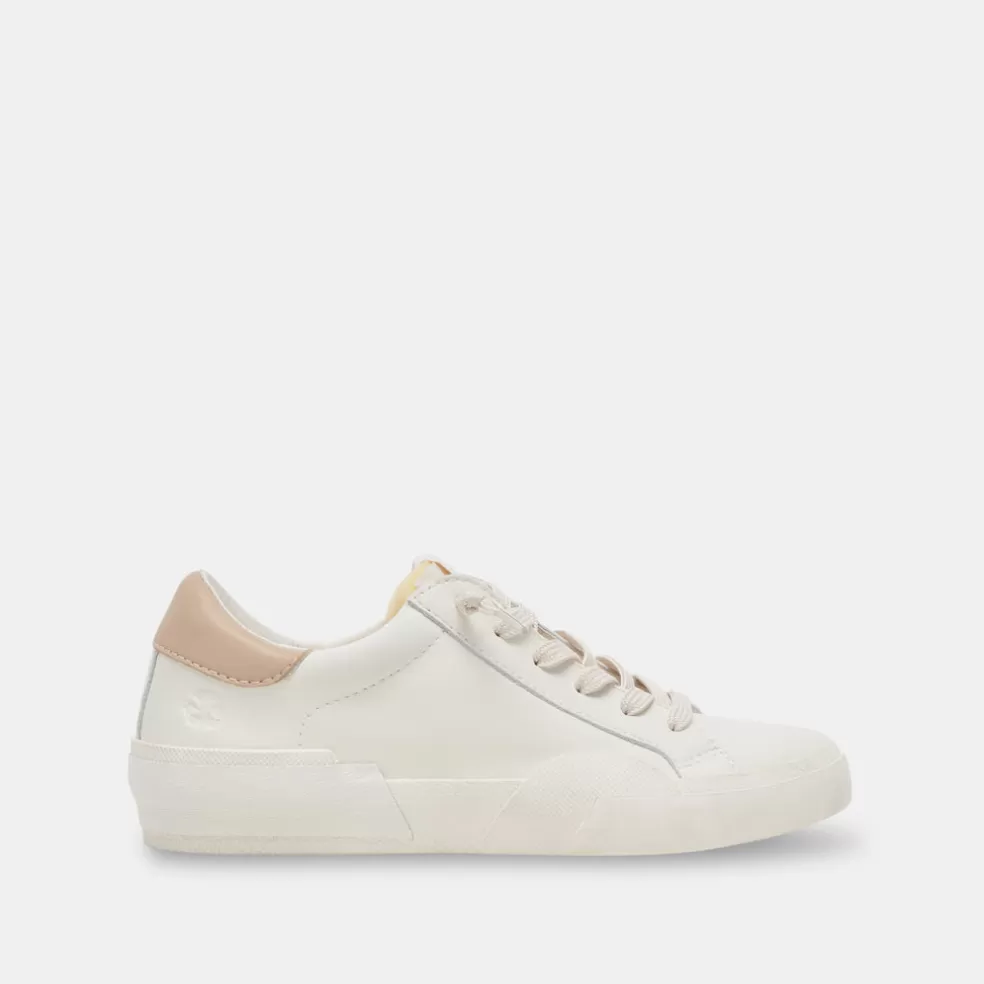 DOLCE VITA Zina Foam 360 Sneakers White Dune Recycled Leather