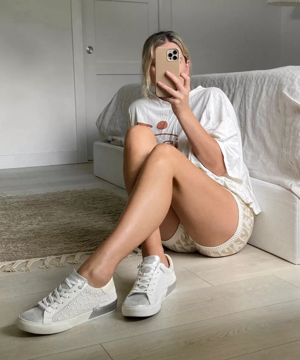 DOLCE VITA Zina Pearl Sneakers Vanilla Pearls