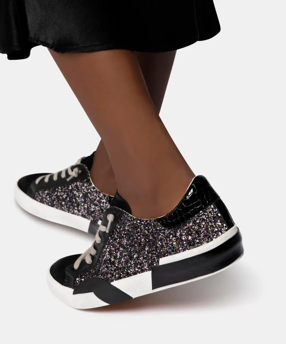 DOLCE VITA Zina Sneakers Black Metallic Glitter
