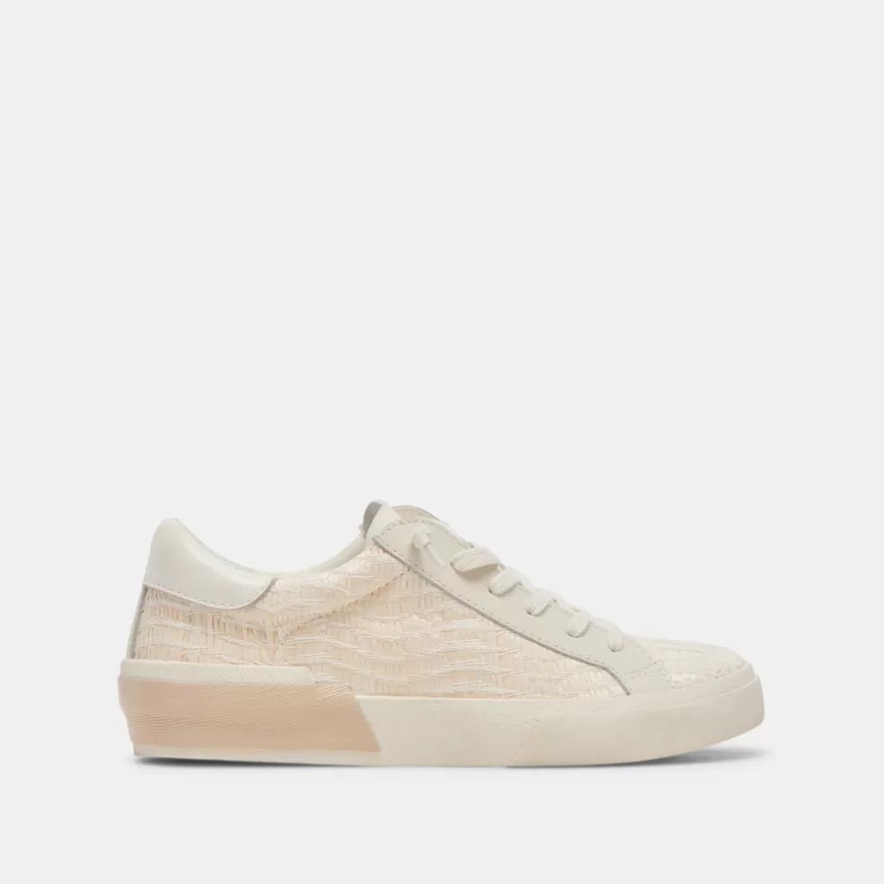DOLCE VITA Zina Sneakers Bone Raffia