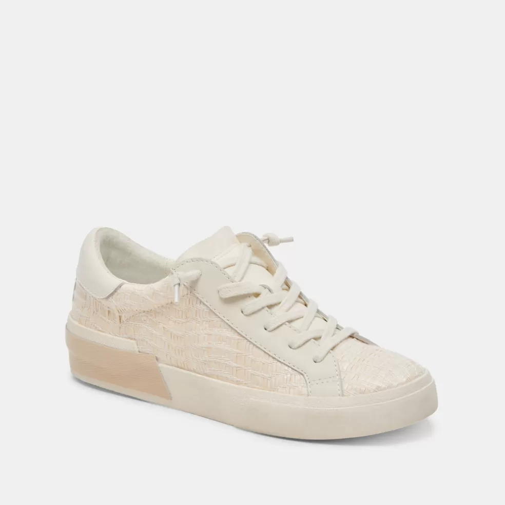 DOLCE VITA Zina Sneakers Bone Raffia