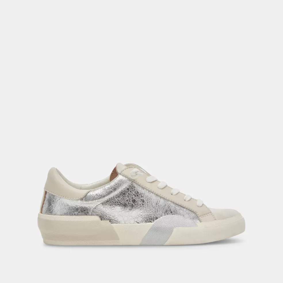 DOLCE VITA Zina Sneakers Chrome Distressed Leather