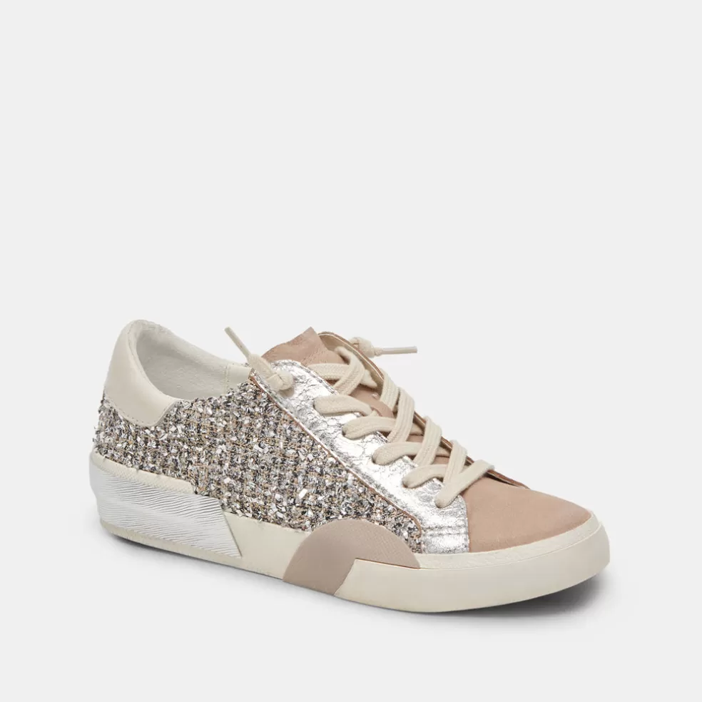 DOLCE VITA Zina Sneakers Dk Silver Multi Woven
