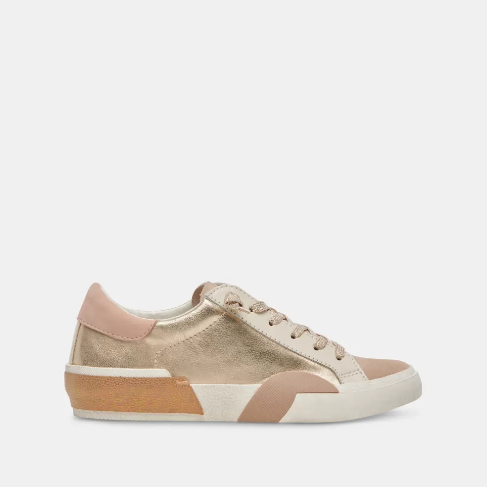 DOLCE VITA Zina Sneakers Gold Leather