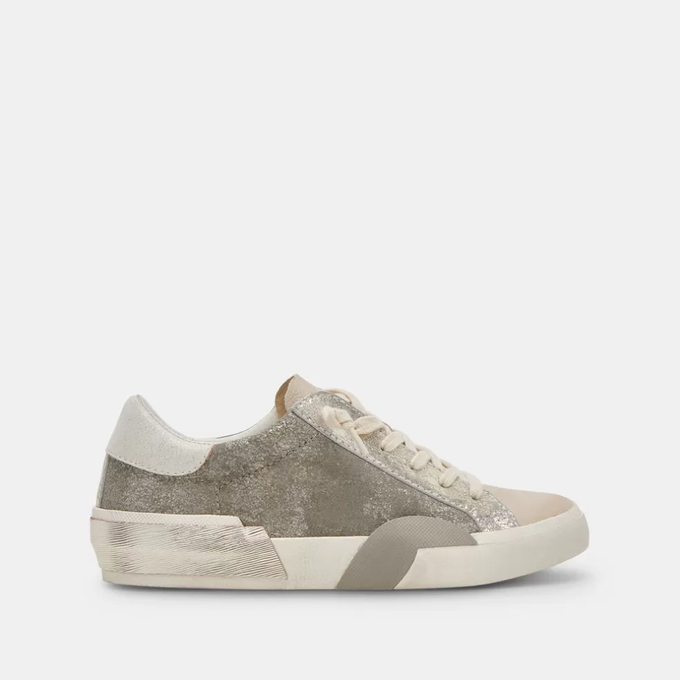 DOLCE VITA Zina Sneakers Granite Metallic Suede