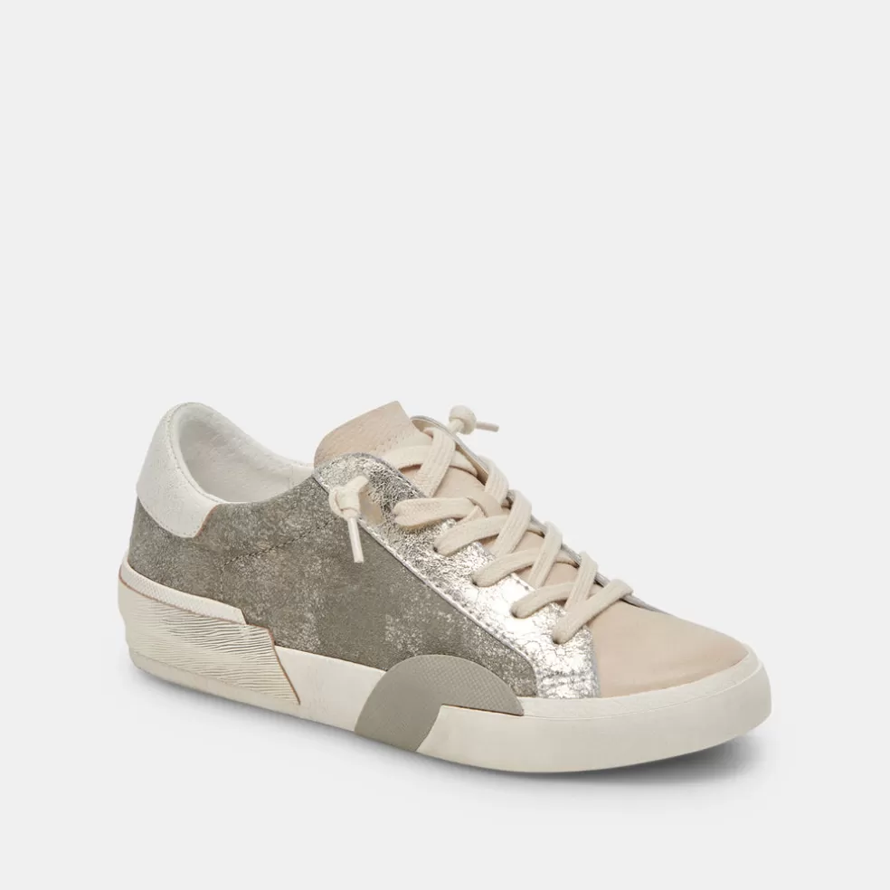 DOLCE VITA Zina Sneakers Granite Metallic Suede