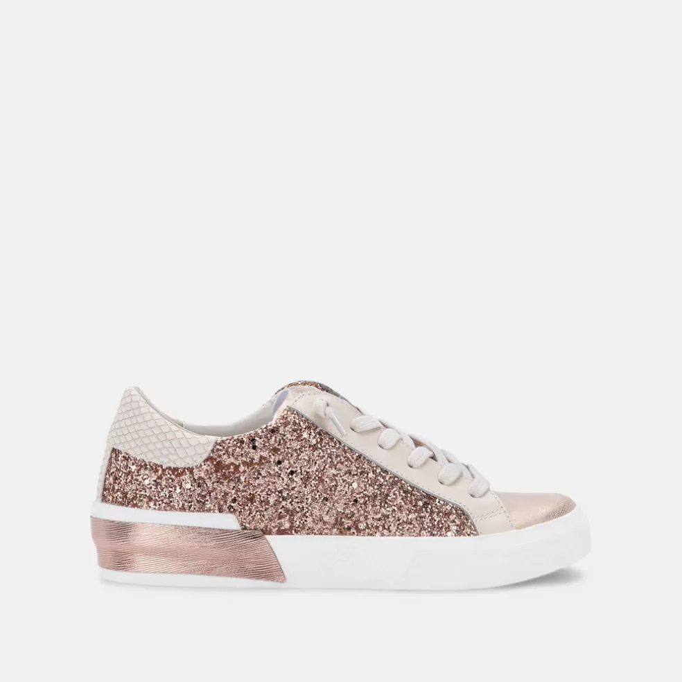 DOLCE VITA Zina Sneakers Rose Gold Glitter