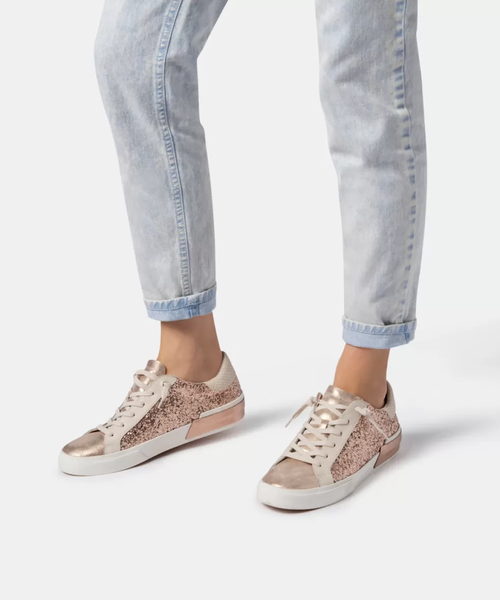 DOLCE VITA Zina Sneakers Rose Gold Glitter