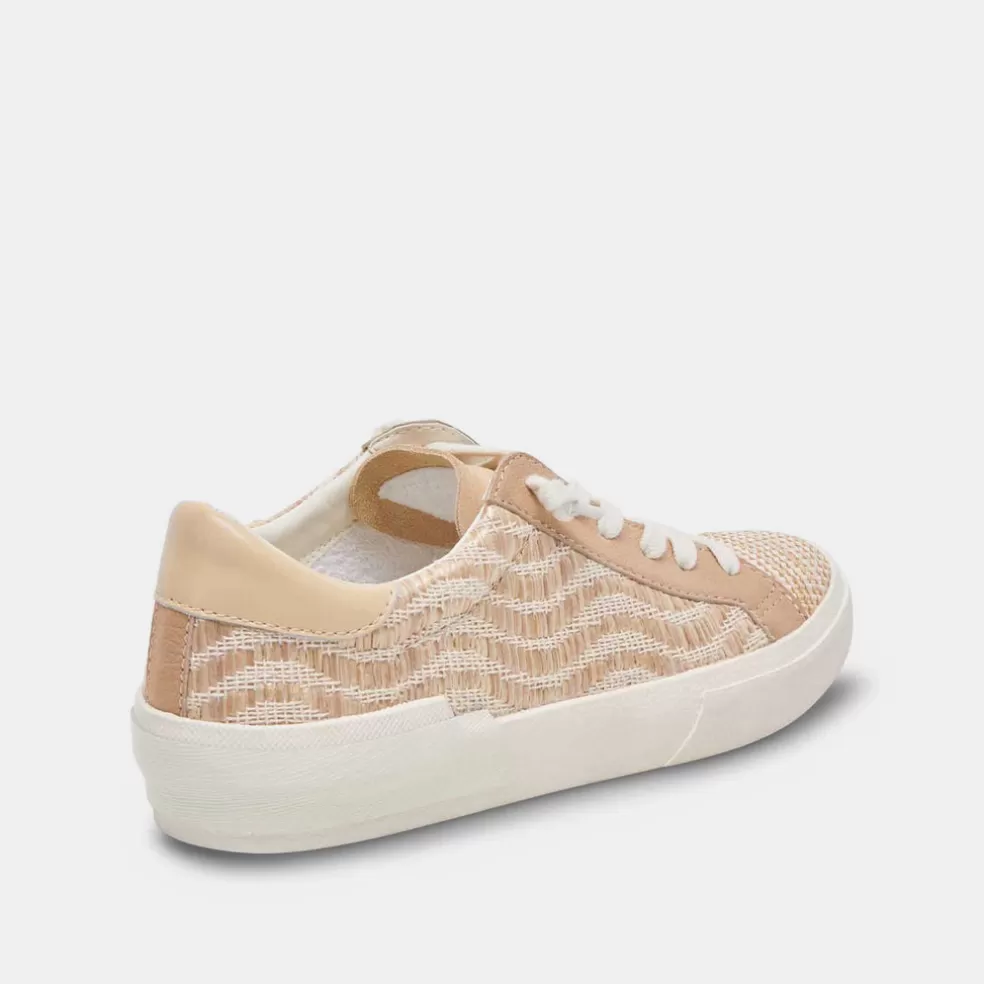DOLCE VITA Zina Sneakers Wheat Raffia