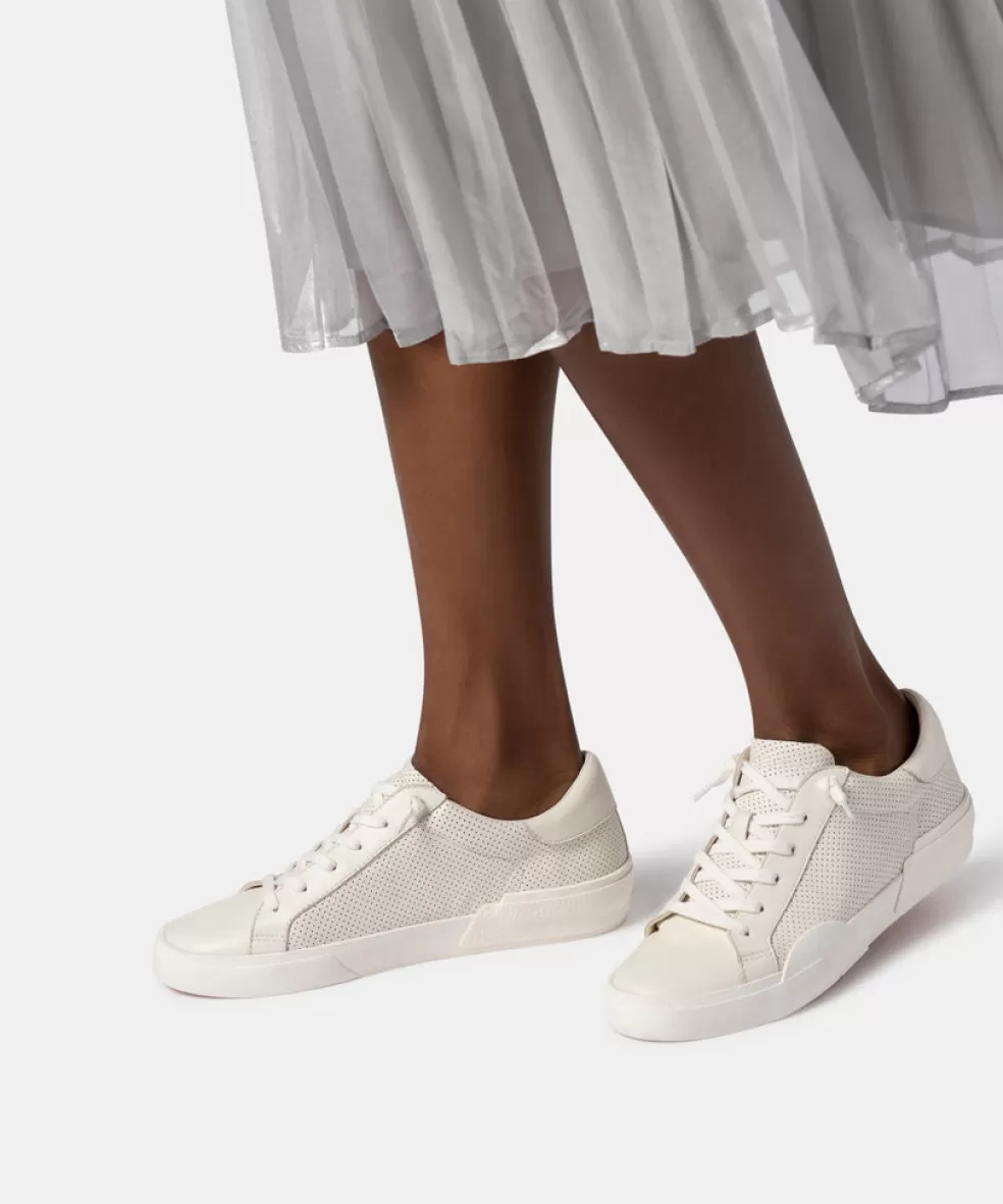 DOLCE VITA Zina Sneakers White Perforated Leather